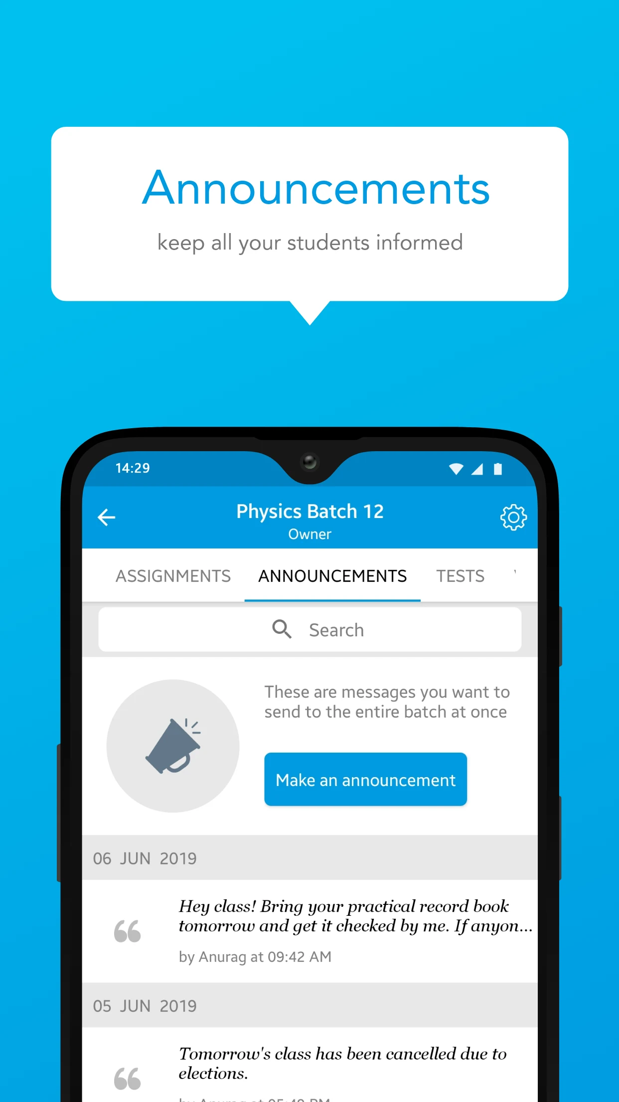 Telugu Vidyarthi App screenshot